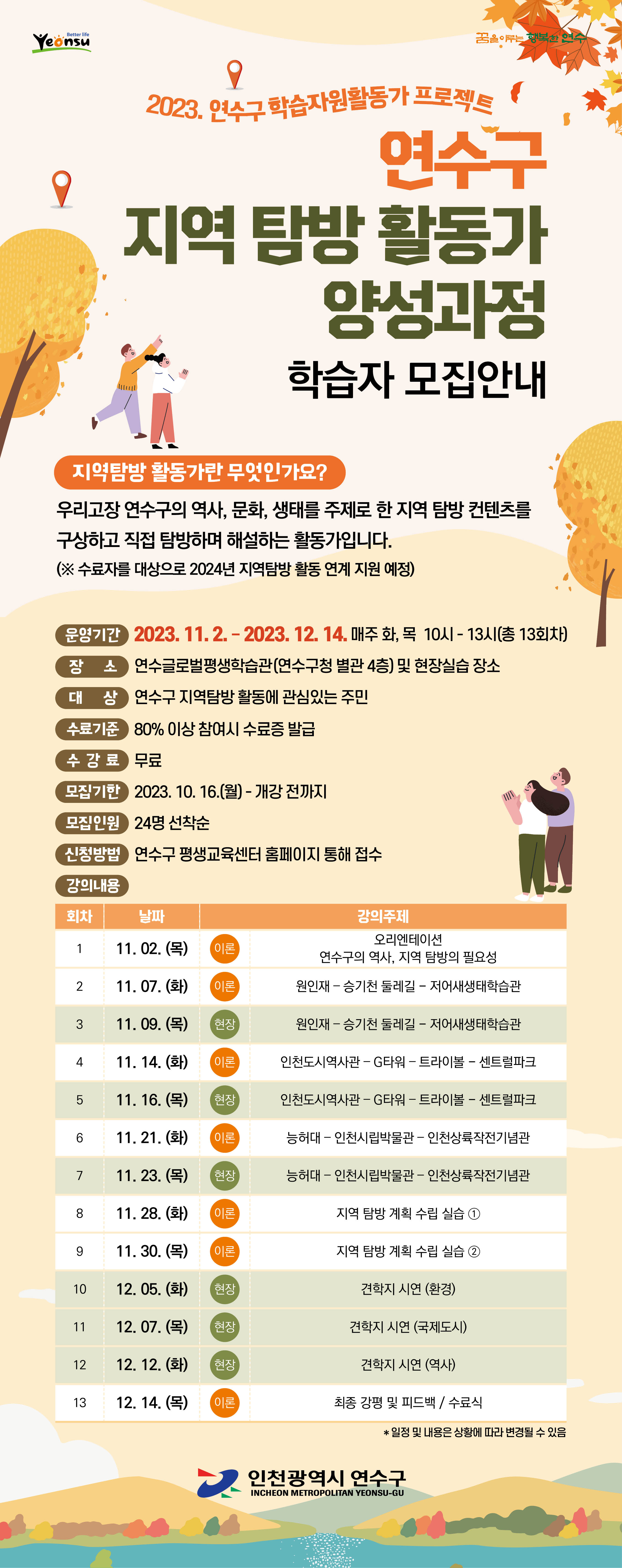 2023. 지역탐방 활동가 양성과정 학습자 모집 안내의 1번째 이미지