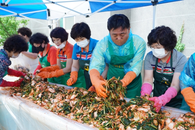 연수구새마을회, 사랑의 계절김치 나누기의 1번째 이미지